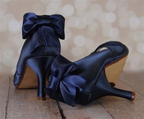 navy blue wedding guest shoes